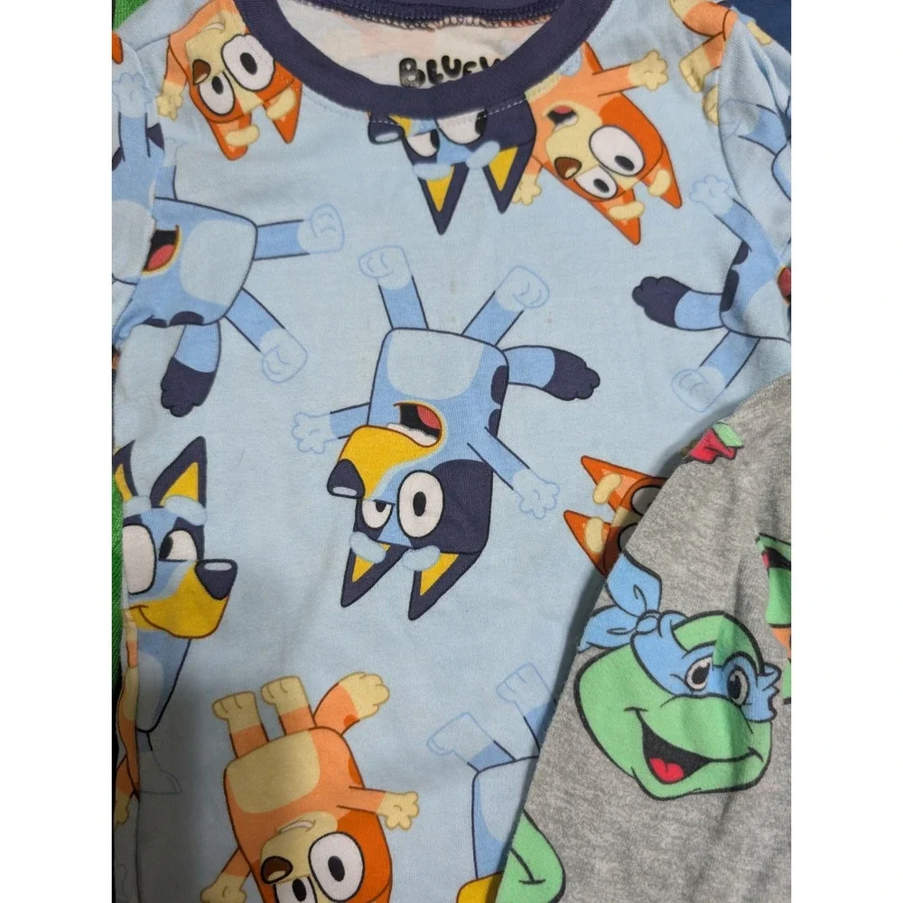 Kids Character Pajama Tops bundle 5T
